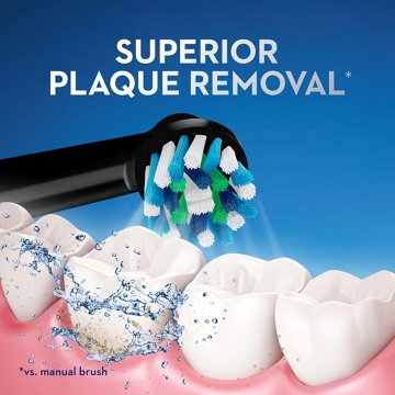 Oral-B Pro 100 Cross Action Powered Toothbrush - Black