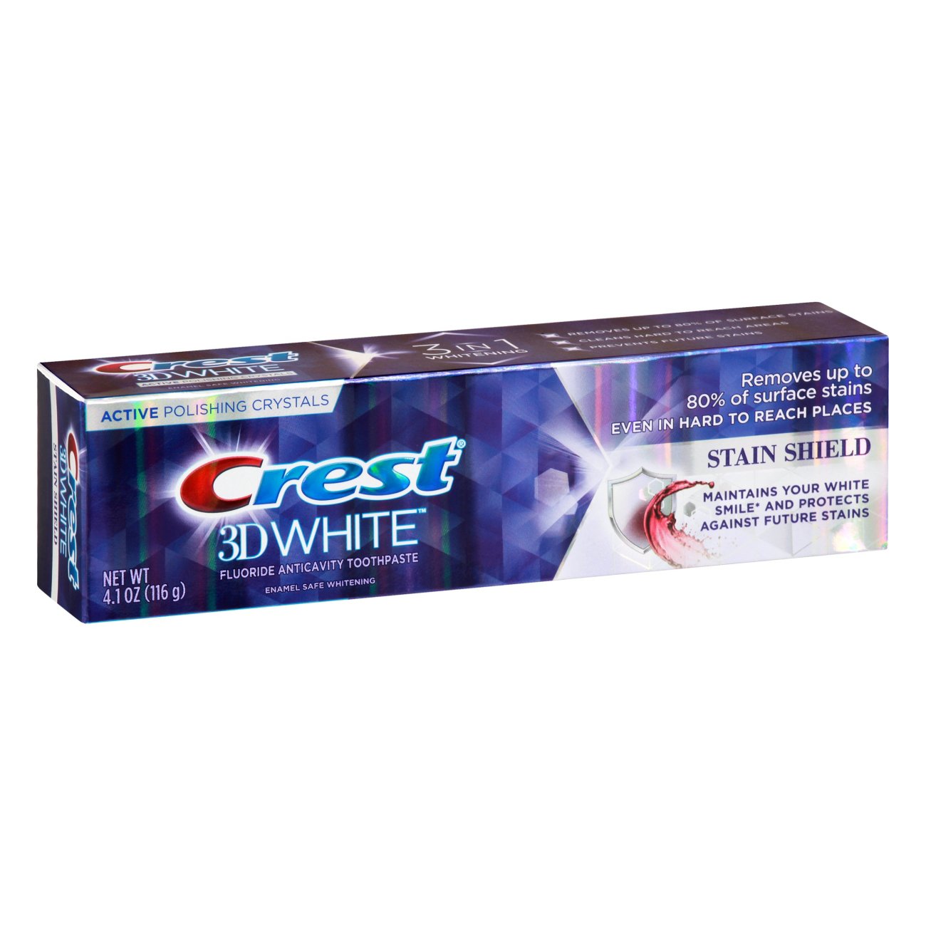 Crest 3D White Stain Shield Whitening Toothpaste Shop Toothpaste at HEB