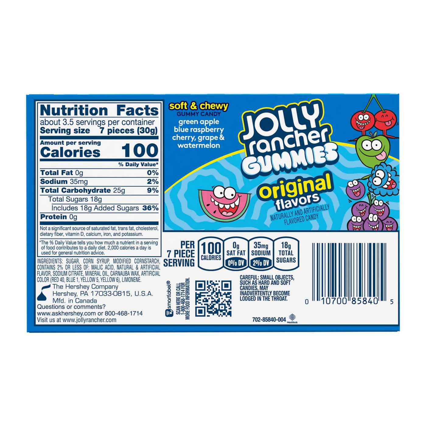 Jolly Rancher Gummies Original Flavors Candy; image 4 of 4