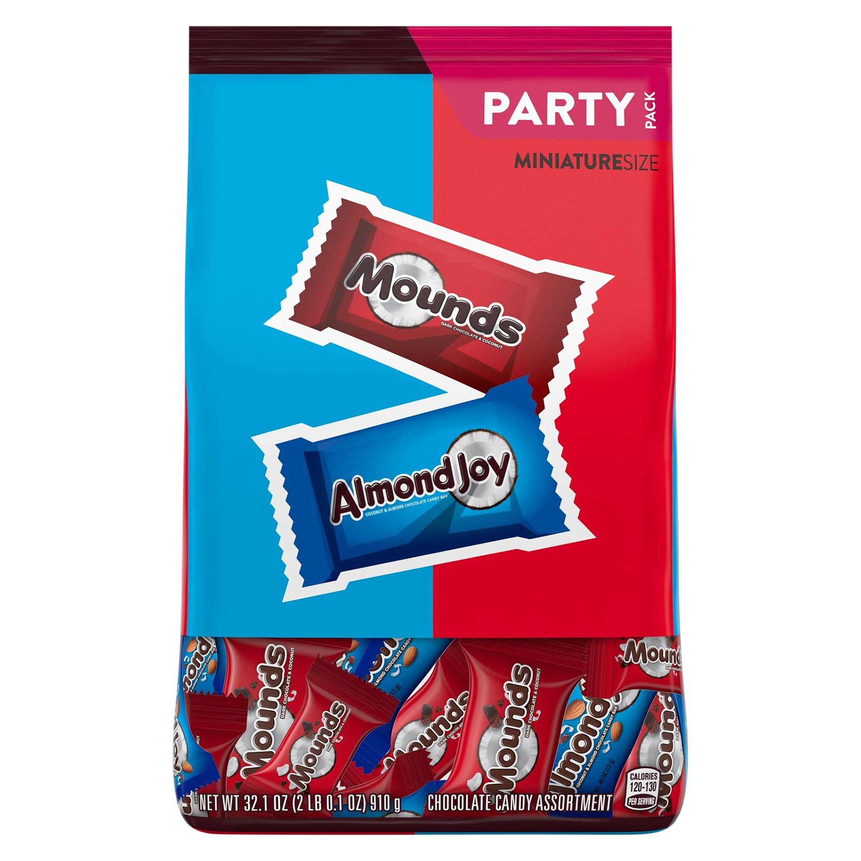 Hershey's Almond Joy & Mounds Miniature Size Chocolate Party Pack
