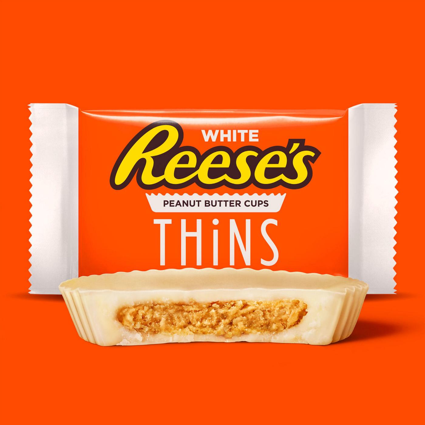 Reese's Thins White Creme Peanut Butter Cups Candy - Share Pack; image 2 of 7