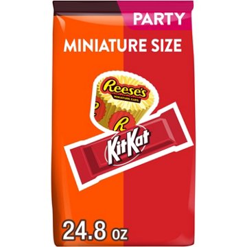Reese's & Kit Kat Assorted Miniature Size Candy - Party Pack