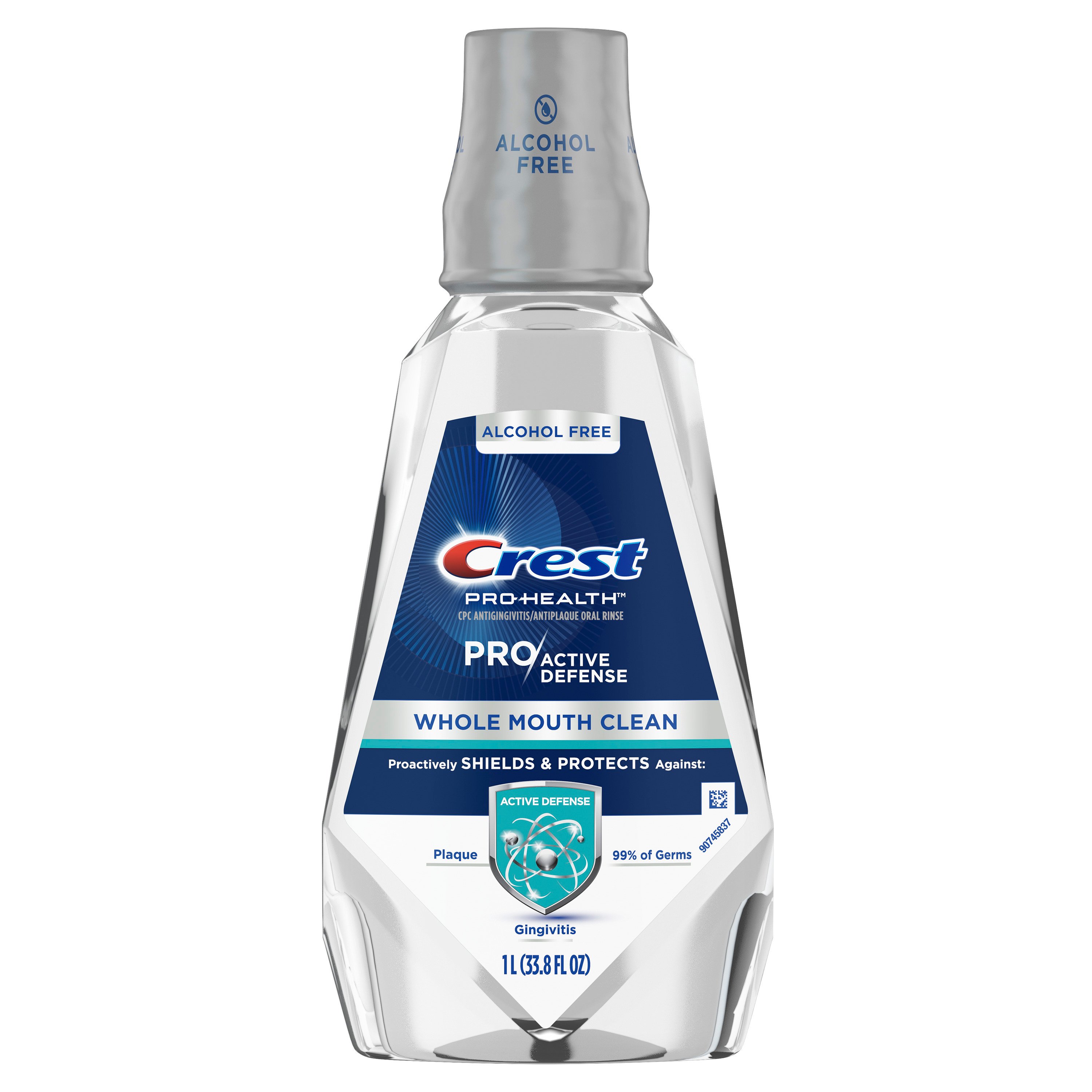 Crest ProHealth Active Defense Alcohol Free Whole Mouth Clean Rinse