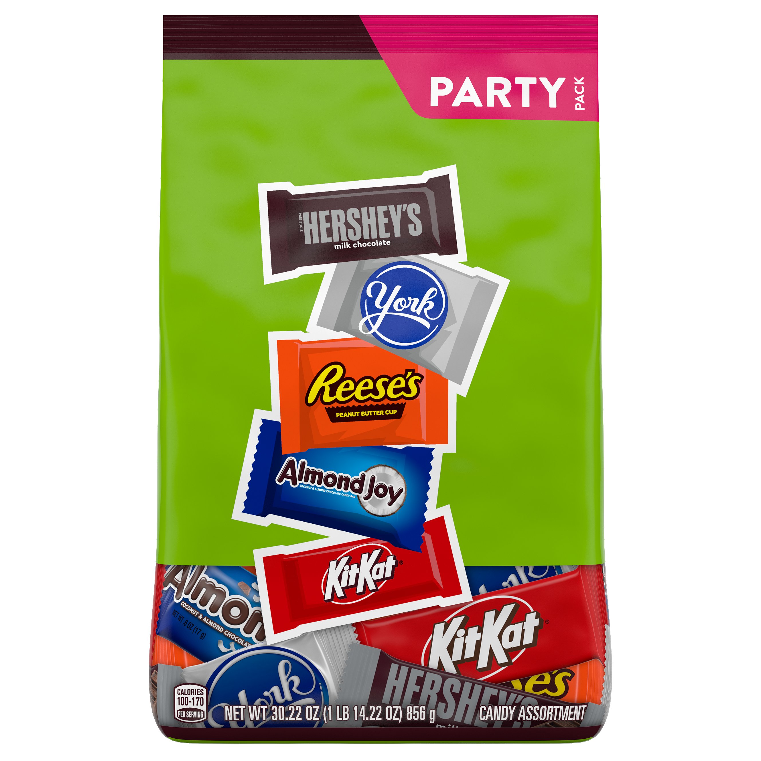 Hershey's, York, Reese's, Almond Joy, & Kit Kat Assorted Snack Size  Chocolate Candy - Party Pack - Shop Candy at H-E-B