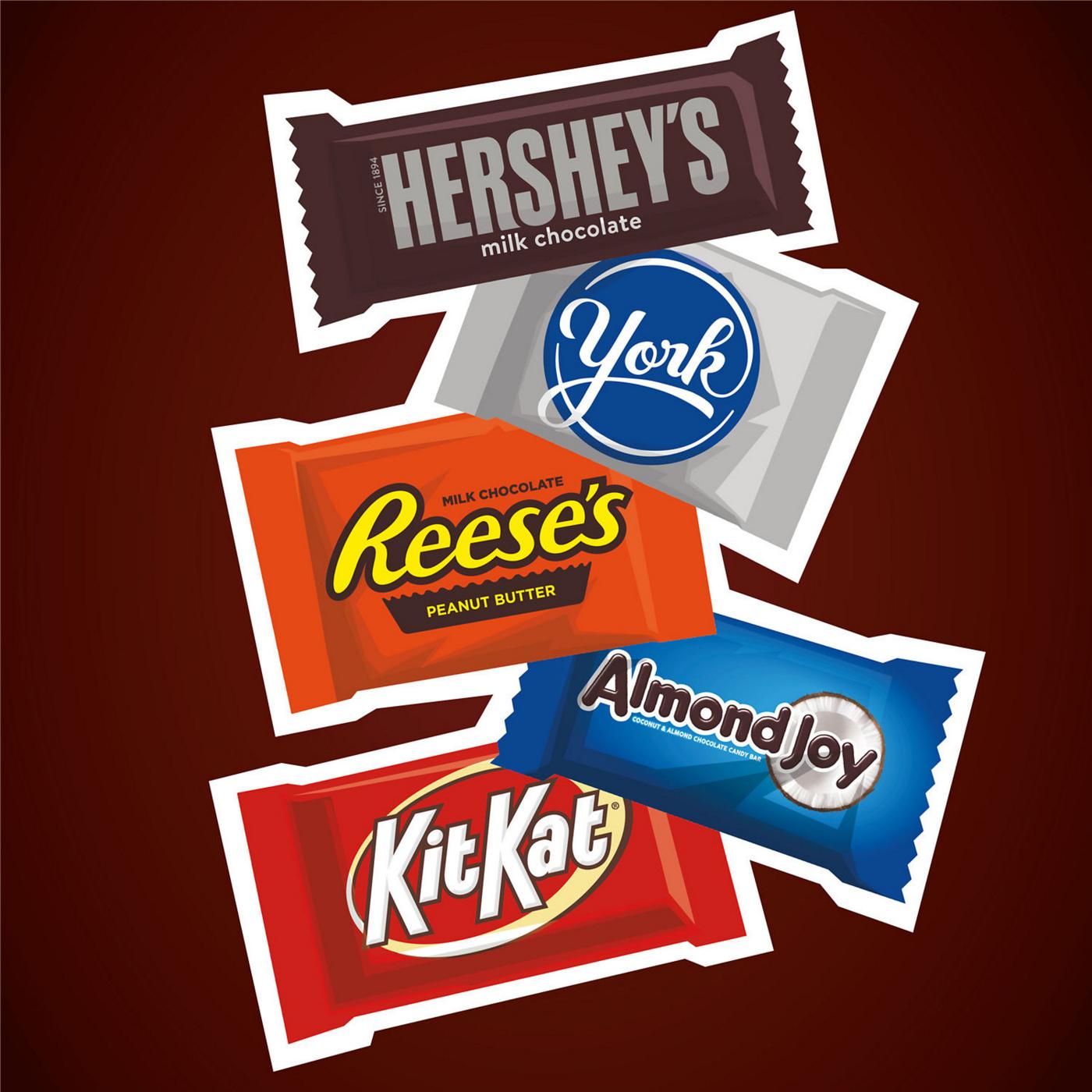 Hershey's, York, Reese's, Almond Joy, & Kit Kat Assorted Snack Size Chocolate Candy - Party Pack; image 7 of 7