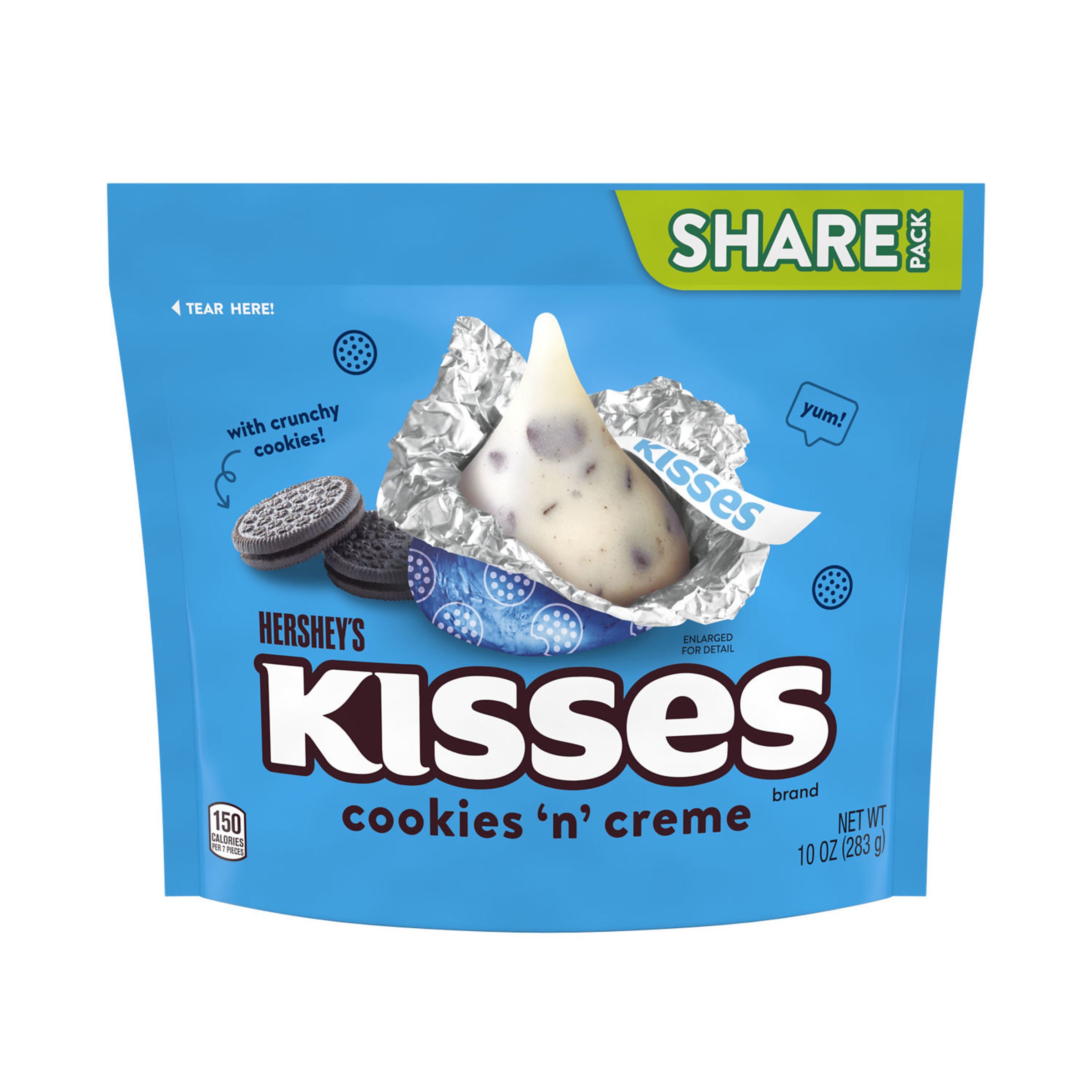 Hershey's Kisses Cookies 'n' Creme Candy Share Pack Shop Candy at HEB