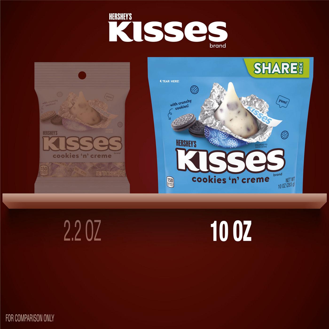 Hershey's Kisses Cookies 'n' Creme Candy - Share Pack; image 5 of 7