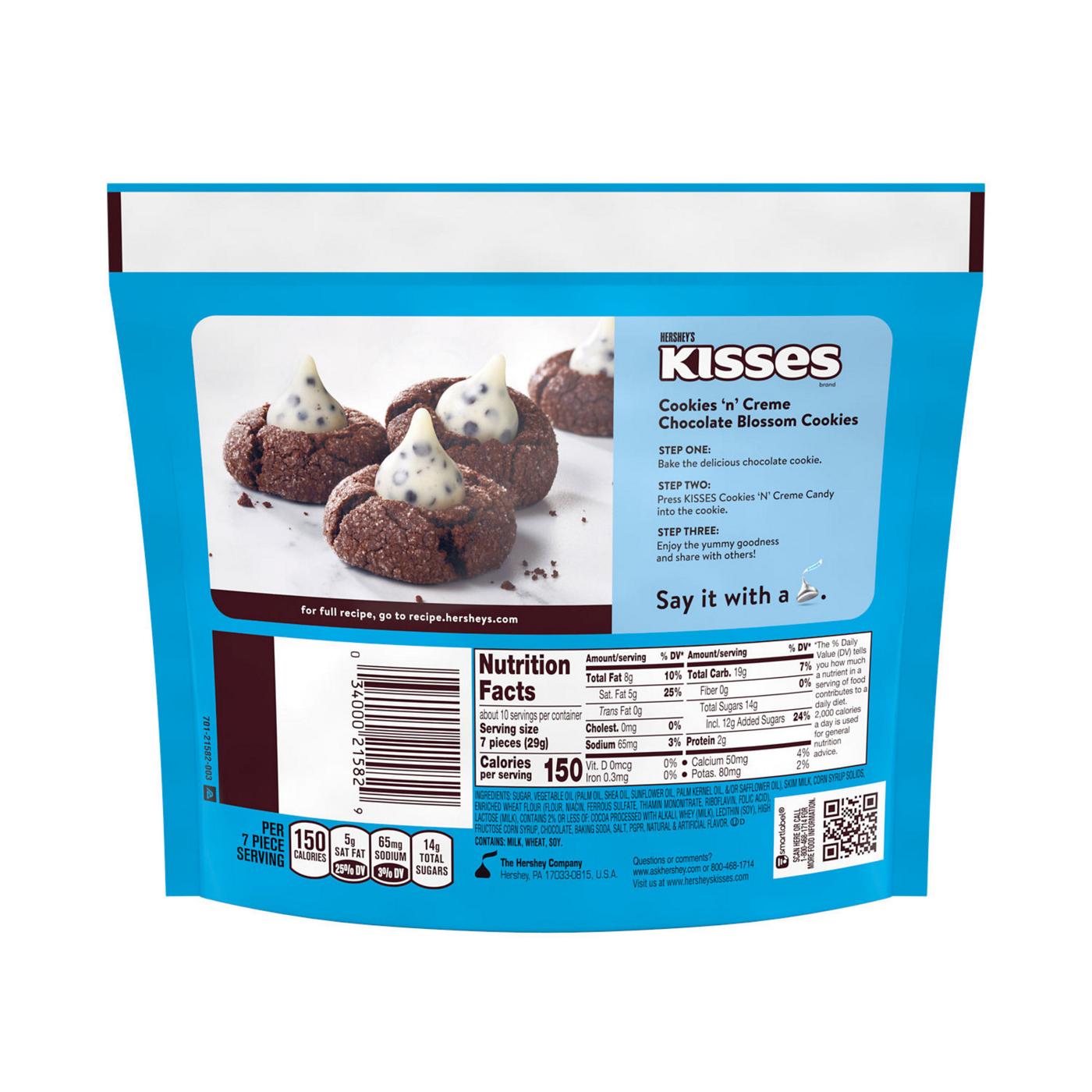 Hershey's Kisses Cookies 'n' Creme Candy - Share Pack; image 4 of 5