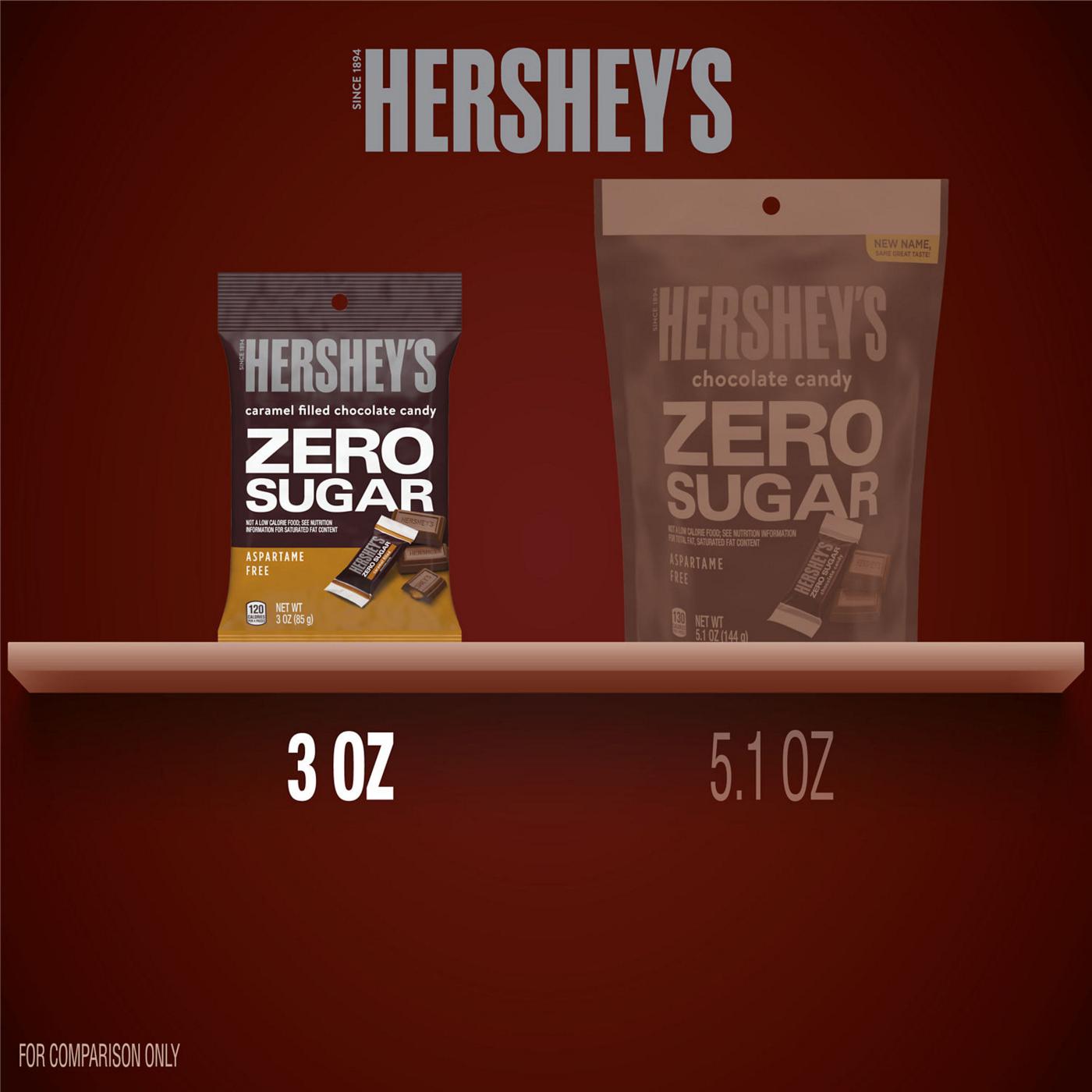 Hershey's Sugar Free Caramel Filled Chocolates; image 4 of 7