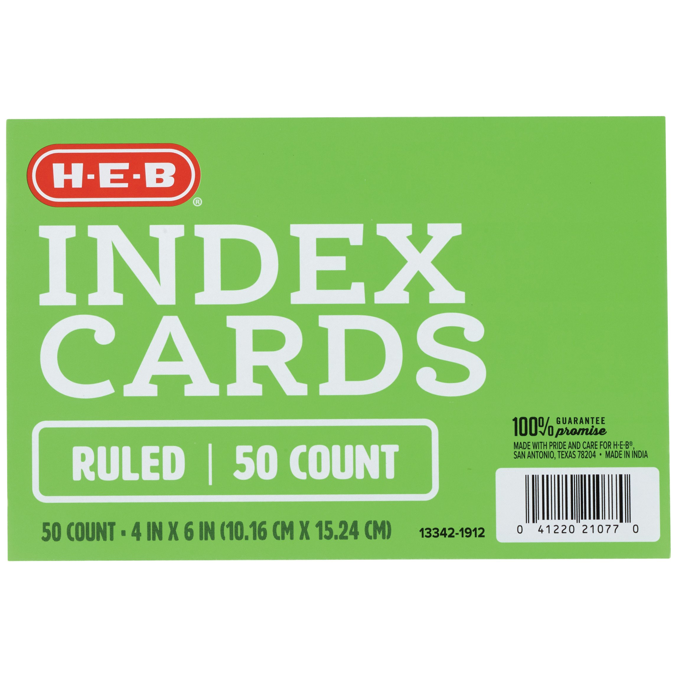 H-E-B Index Card Holder Set
