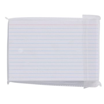 H-E-B Ruled Index Cards - White, 100 ct