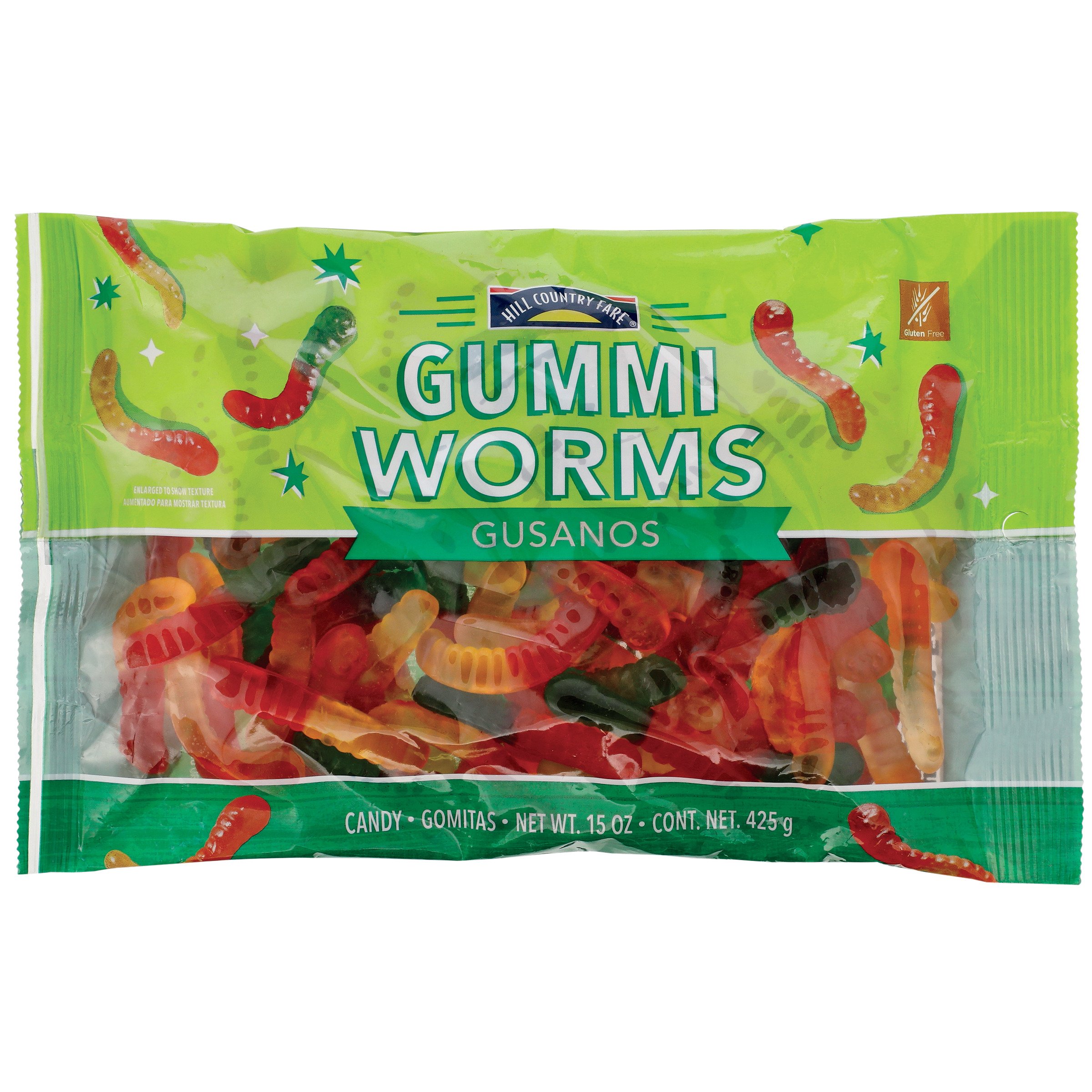 Hill Country Fare Gummi Worms - Shop Candy at H-E-B