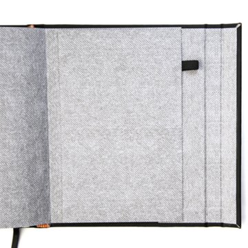 Top Flight Leatherette Journal with Magnetic Flap, 8.2" x 6.75"