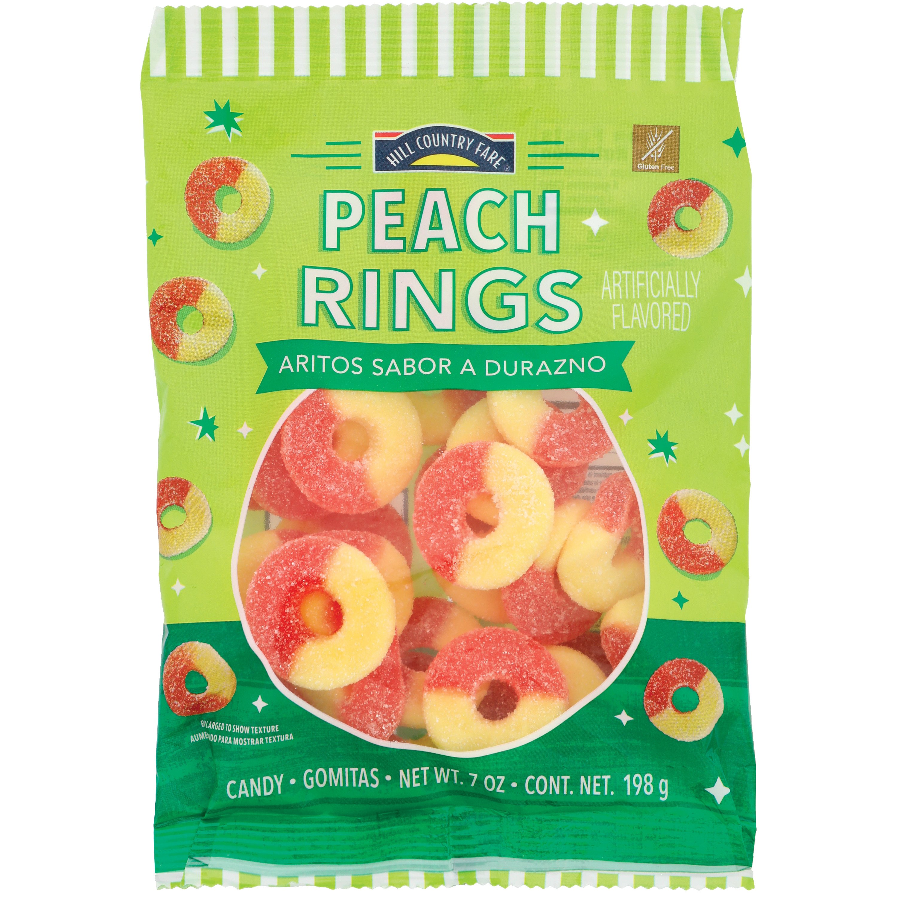 Peach deals rings candy