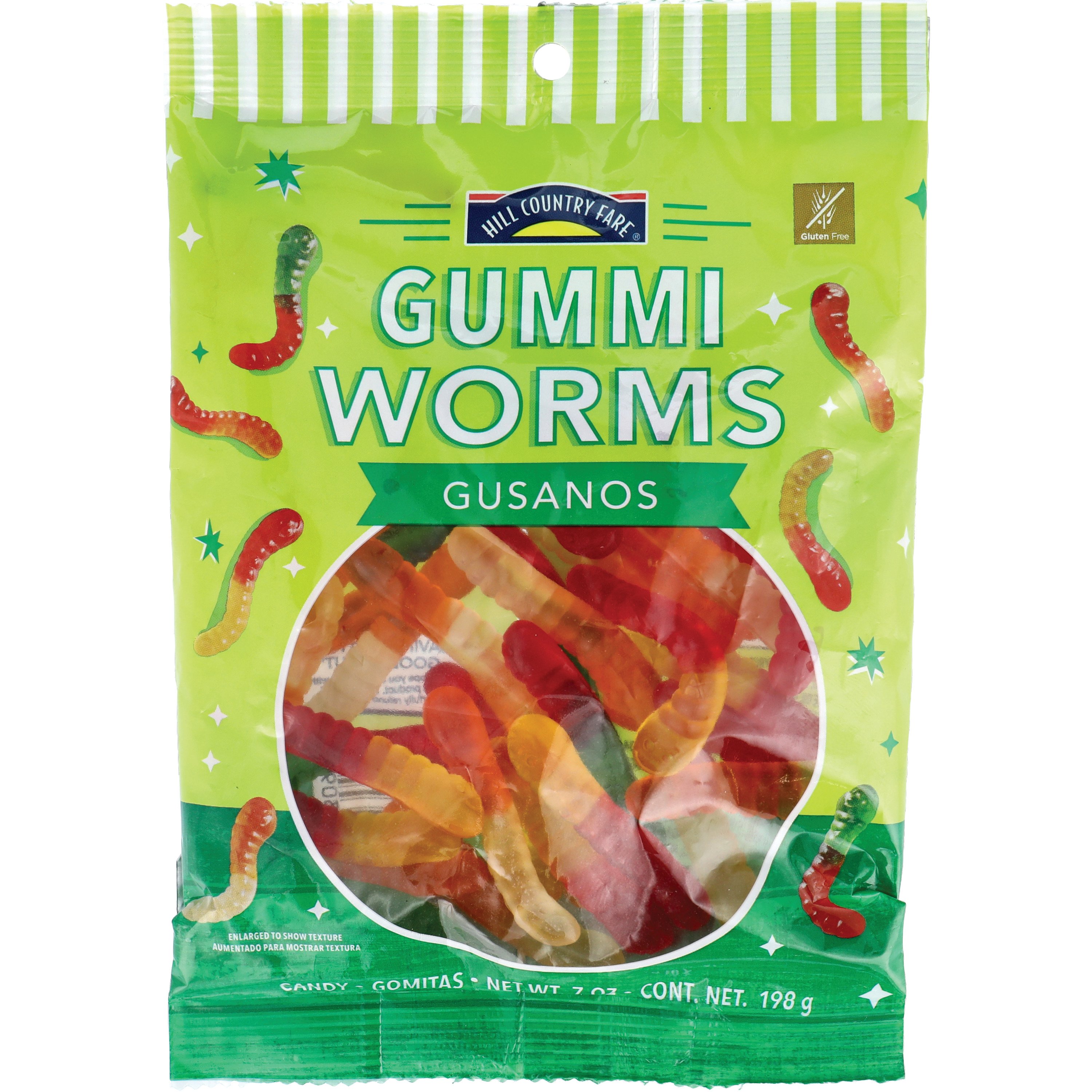 Hill Country Fare Gummi Worms - Shop Candy at H-E-B