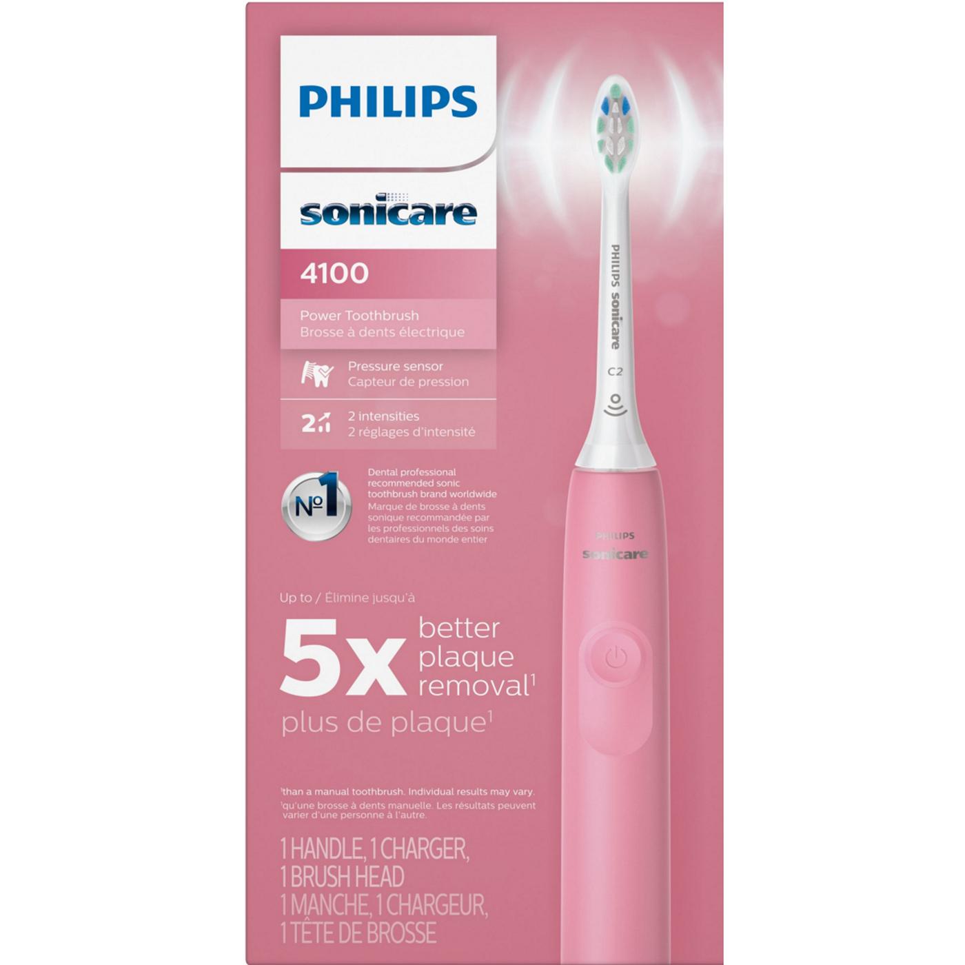 Philips Sonicare 4100 Powered Toothbrush - Pink; image 1 of 4