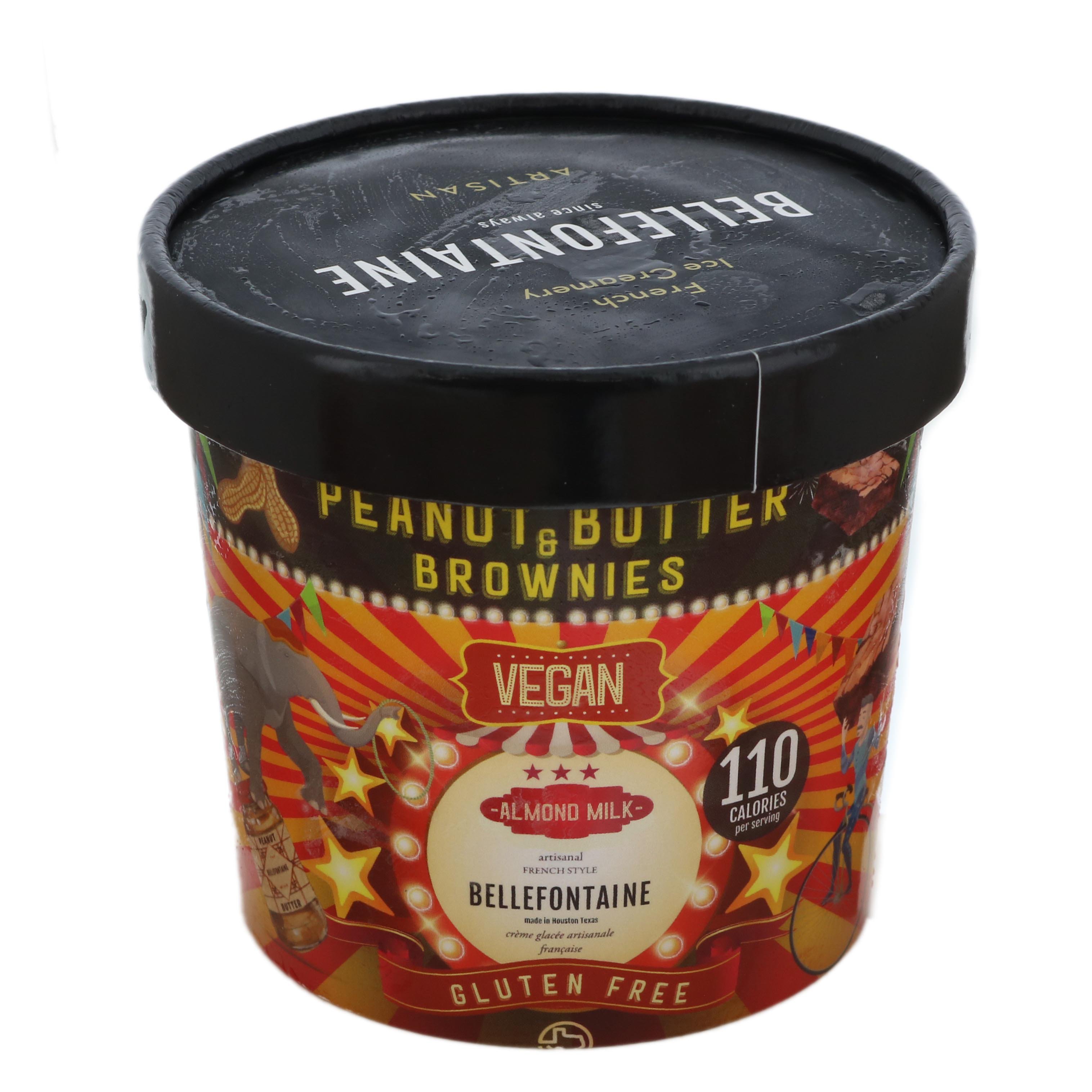 Bellefontaine DairyFree Ice Cream Peanut & Butter Brownies Shop