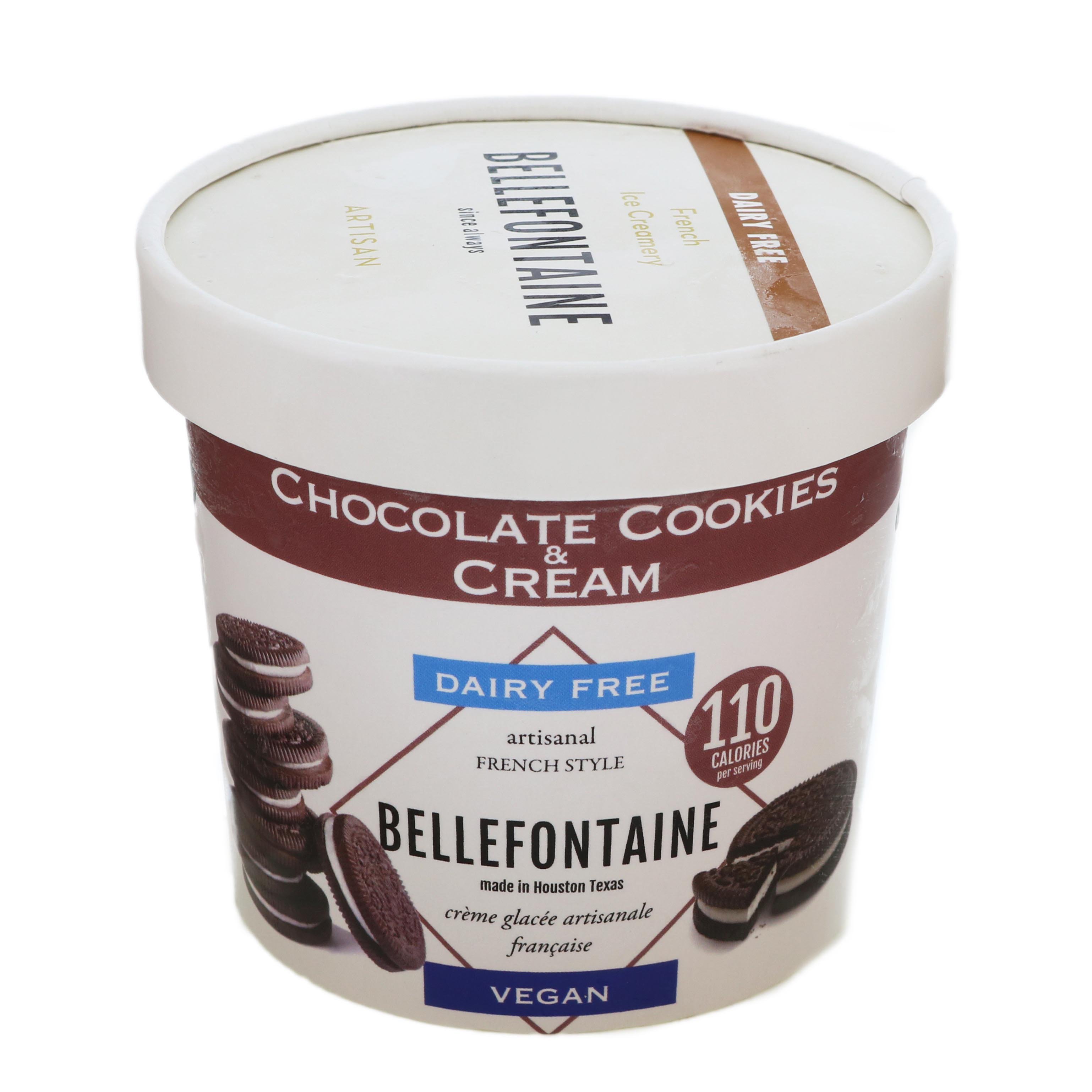 Bellefontaine DairyFree Ice Cream Chocolate Cookies & Cream Shop