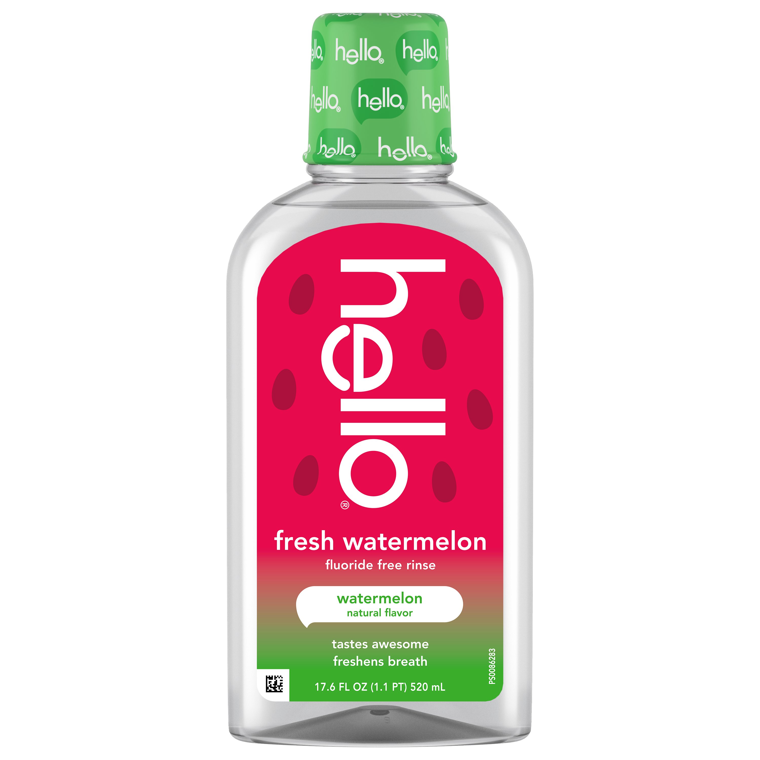hello Fluoride Free Kids Rinse - Watermelon, 16 oz