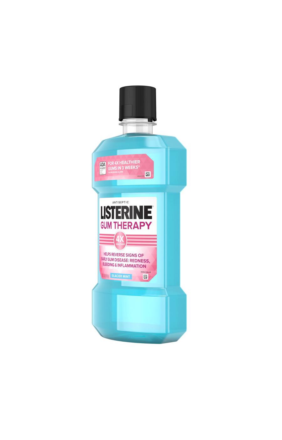 Listerine Gum Therapy Antiseptic Mouthwash, Glacier Mint; image 4 of 5