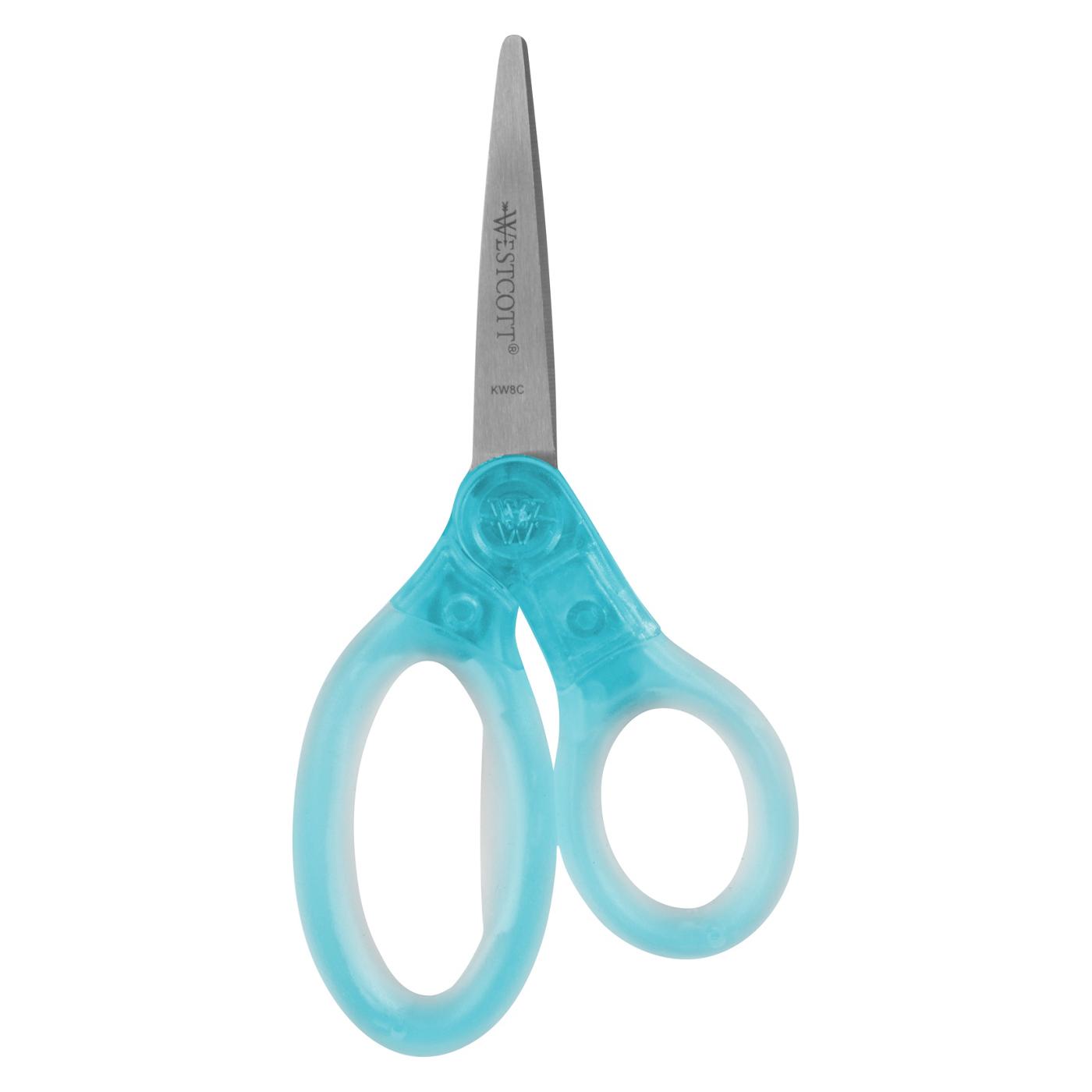 Westcott Jellies Pointed Tip Kids Scissors - Blue; image 2 of 2