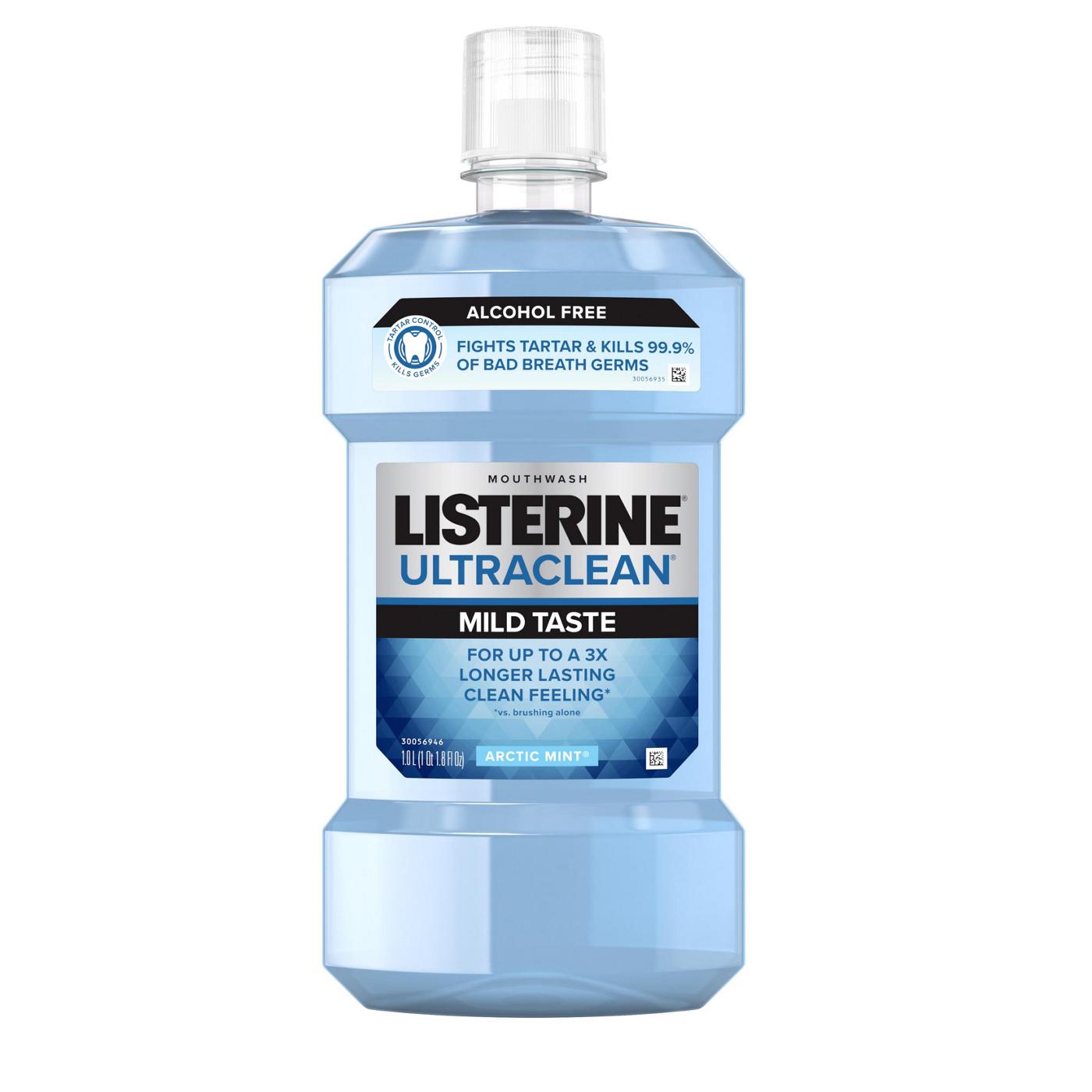 Listerine Ultraclean Zero Alcohol Mouthwash Arctic Mint Shop