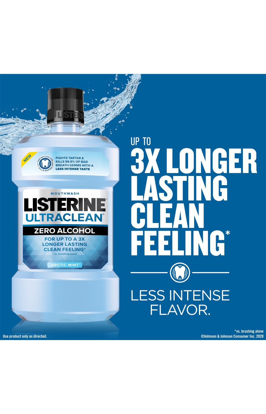 Listerine Antiseptic Mouthwash with Alcohol, Oral Care, Cool Mint