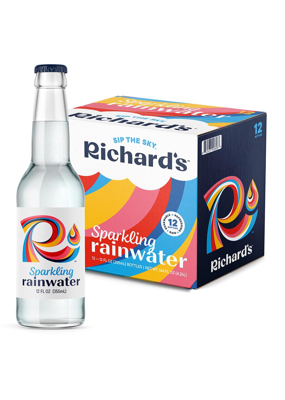 Richards Rainwater Sparkling Rainwater Bottles 12 pk; image 2 of 3