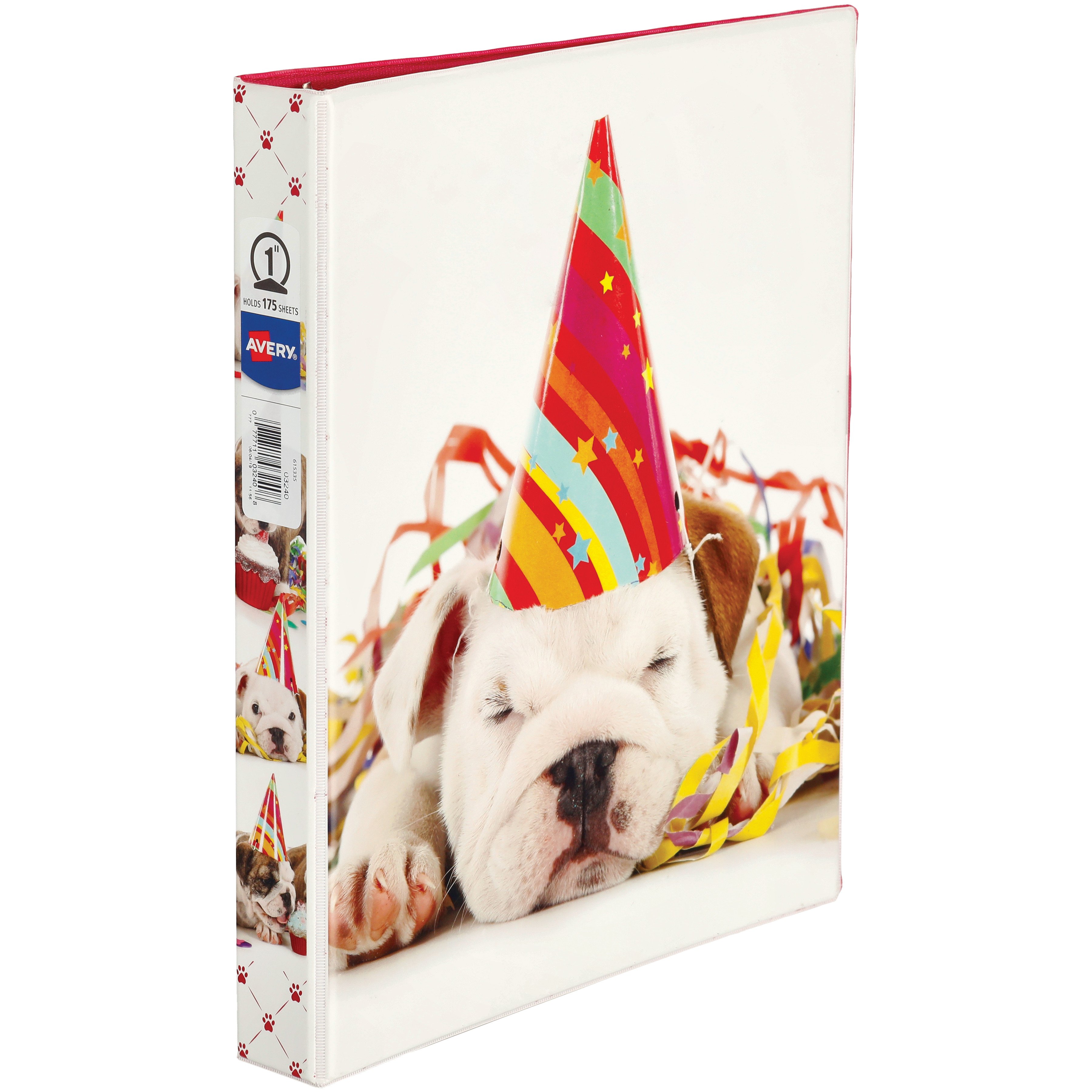 Avery Dog Party Friends Binder Shop Binders at HEB