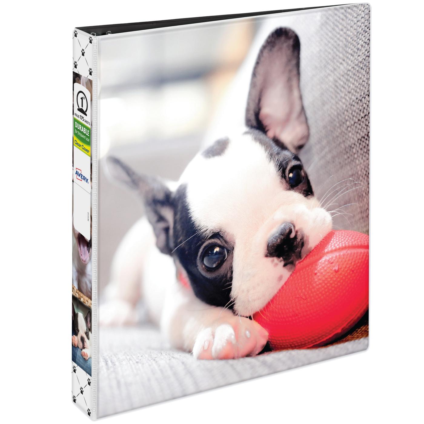 Avery Party Ball Puppy Binder; image 1 of 2