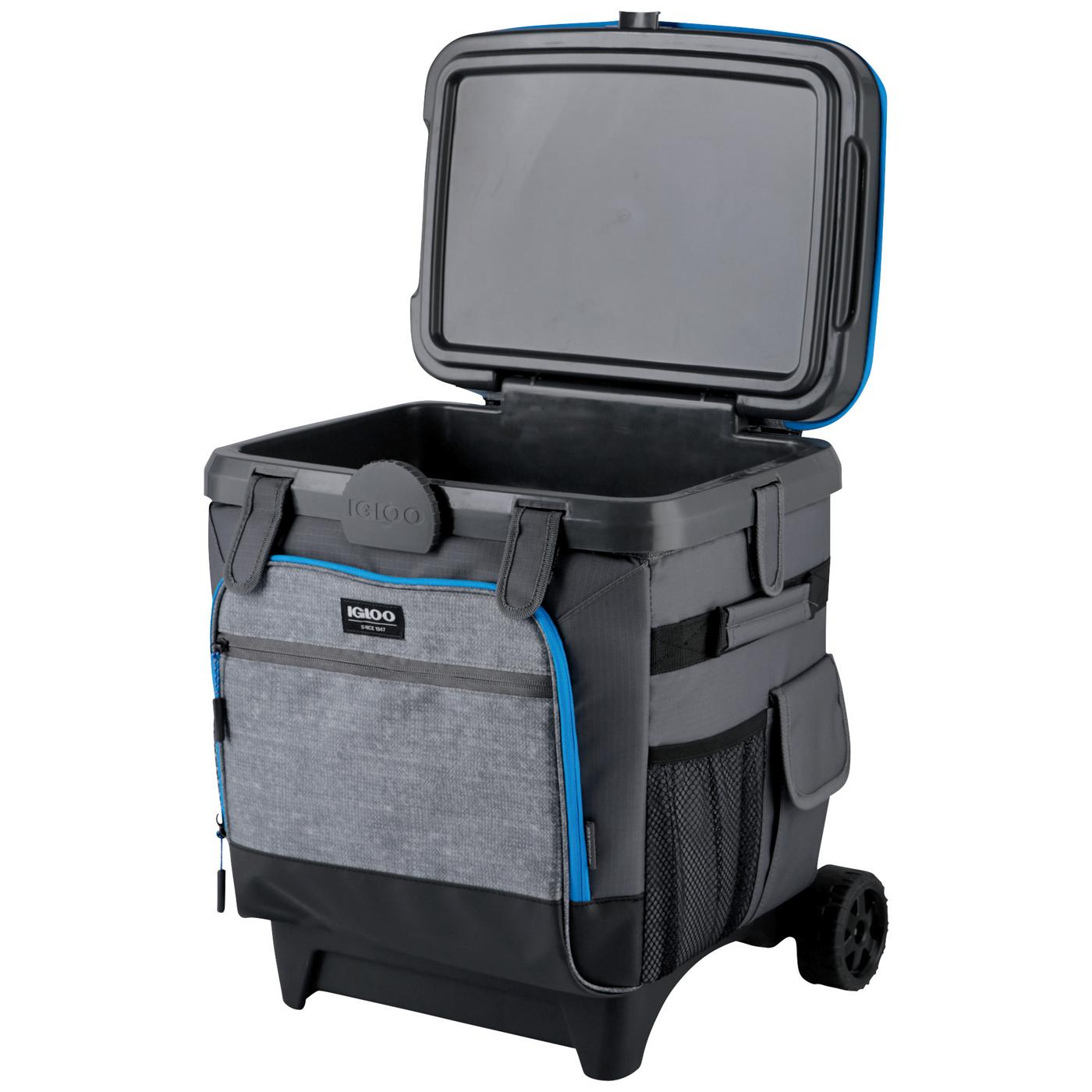 Igloo Cool Fusion Maxcold Soft Sided Cooler Gray & Black; image 3 of 3