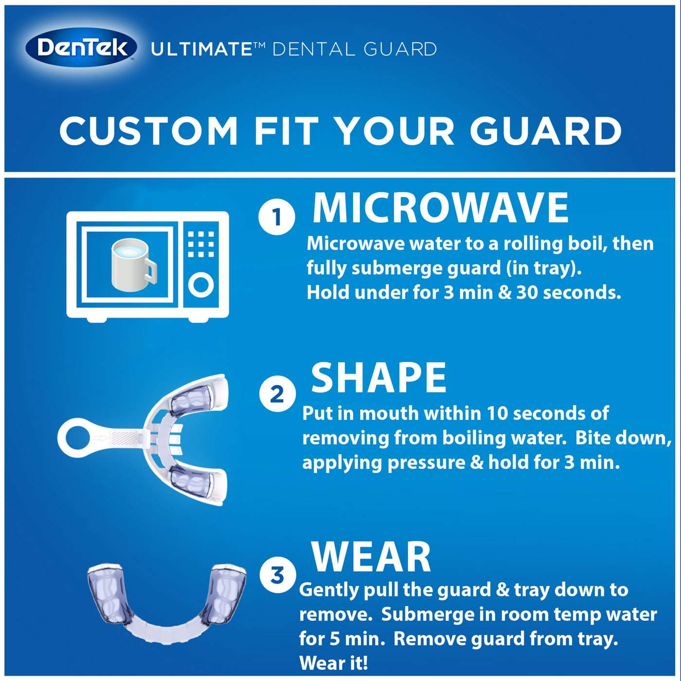 DenTek Ultimate Guard Nighttime Mouth Guard; image 4 of 5