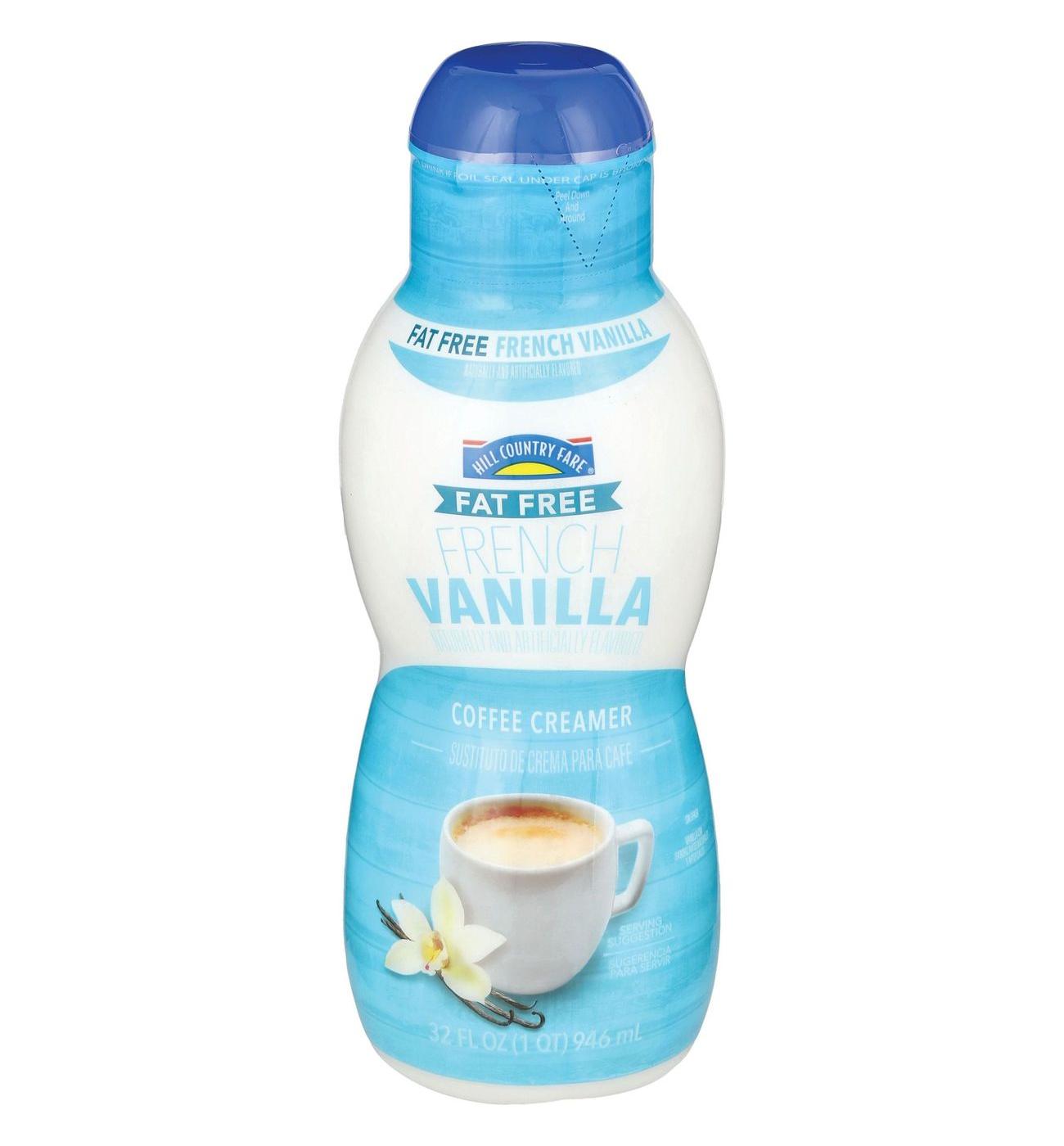 Hill Country Fare Fat Free Coffee Creamer - French Vanilla; image 1 of 3