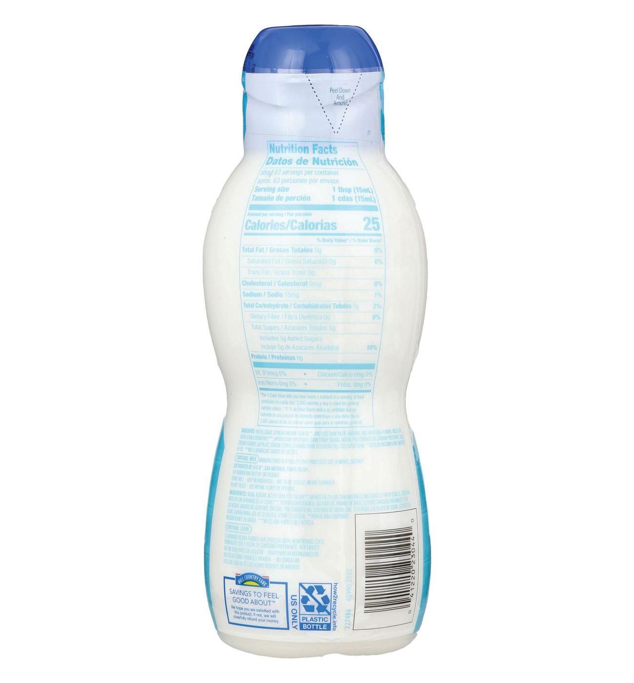 Hill Country Fare Fat Free Coffee Creamer - French Vanilla; image 2 of 3