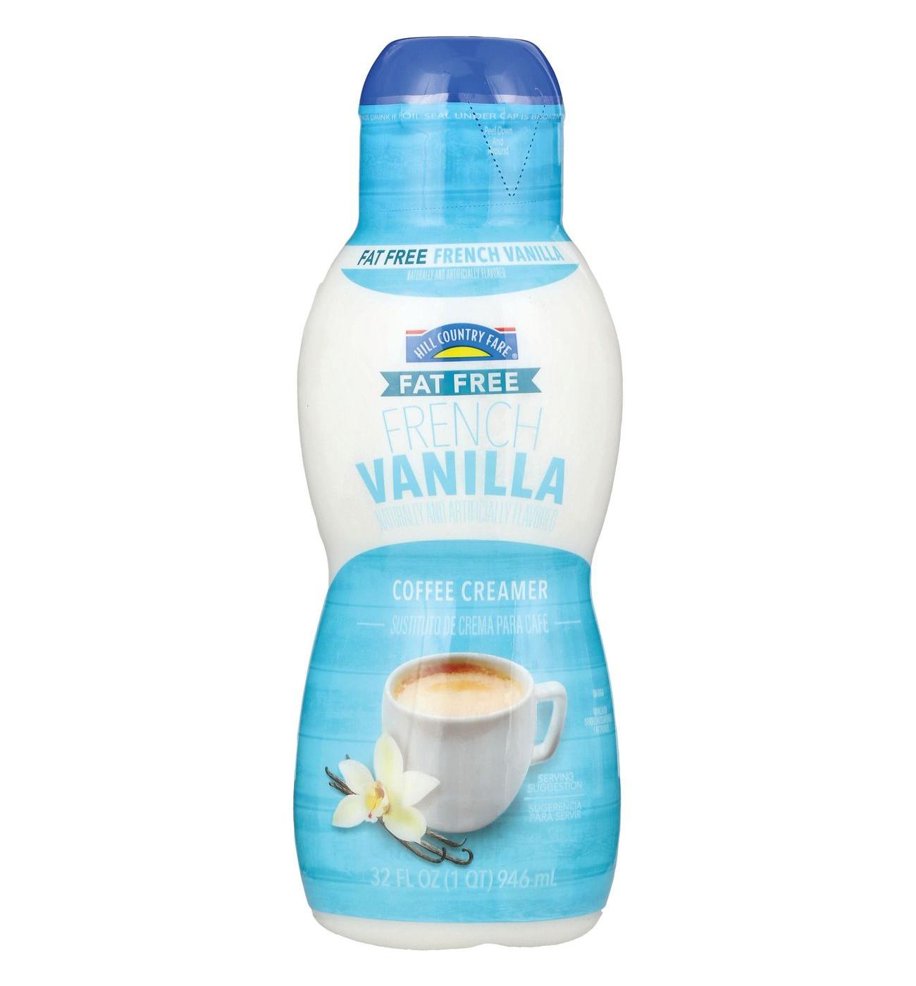 Hill Country Fare Fat Free Coffee Creamer - French Vanilla; image 3 of 3