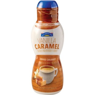 Hill Country Fare Coffee Creamer - Vanilla Caramel, 32 oz