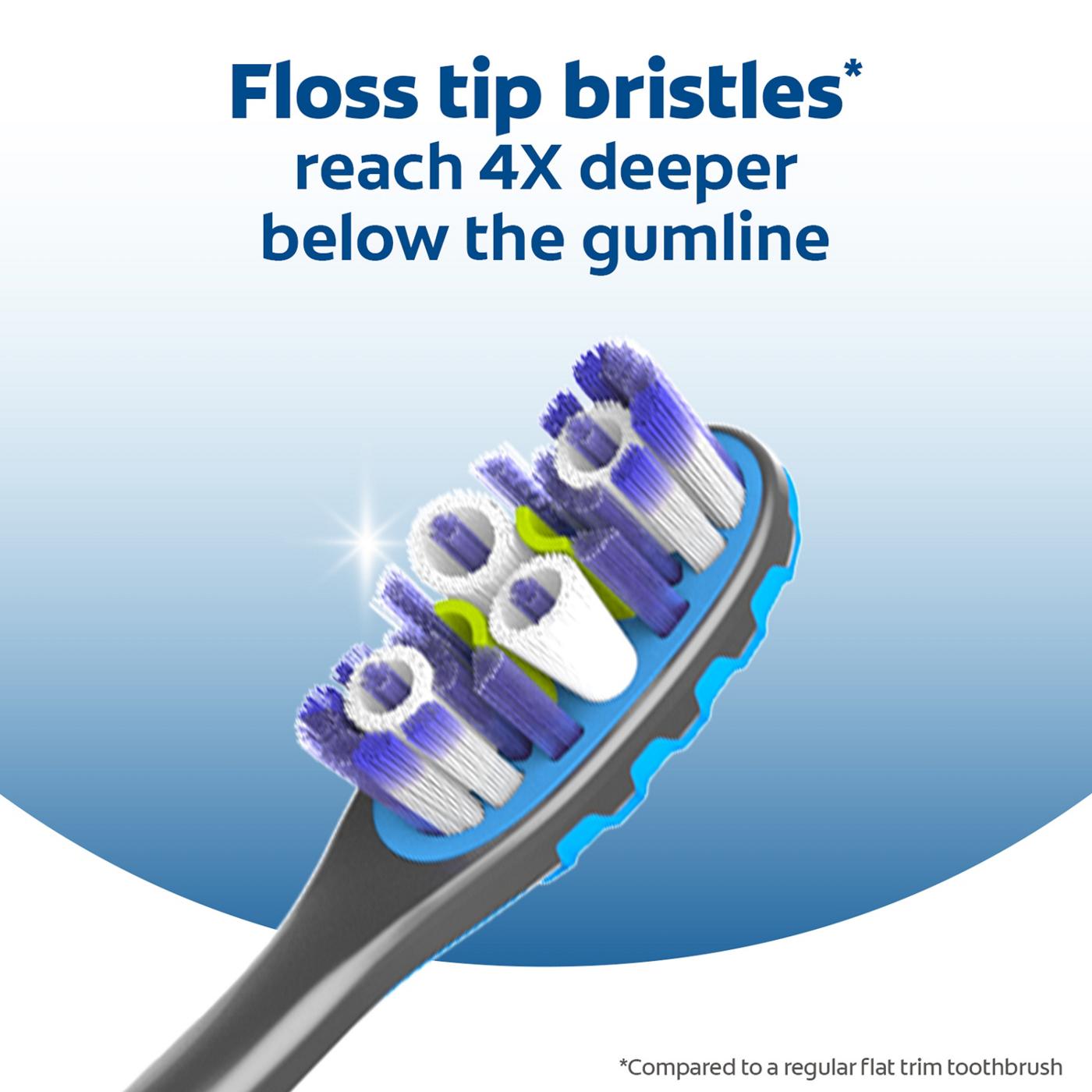 Colgate 360 Advanced Floss-Tip Toothbrush - Soft; image 3 of 8