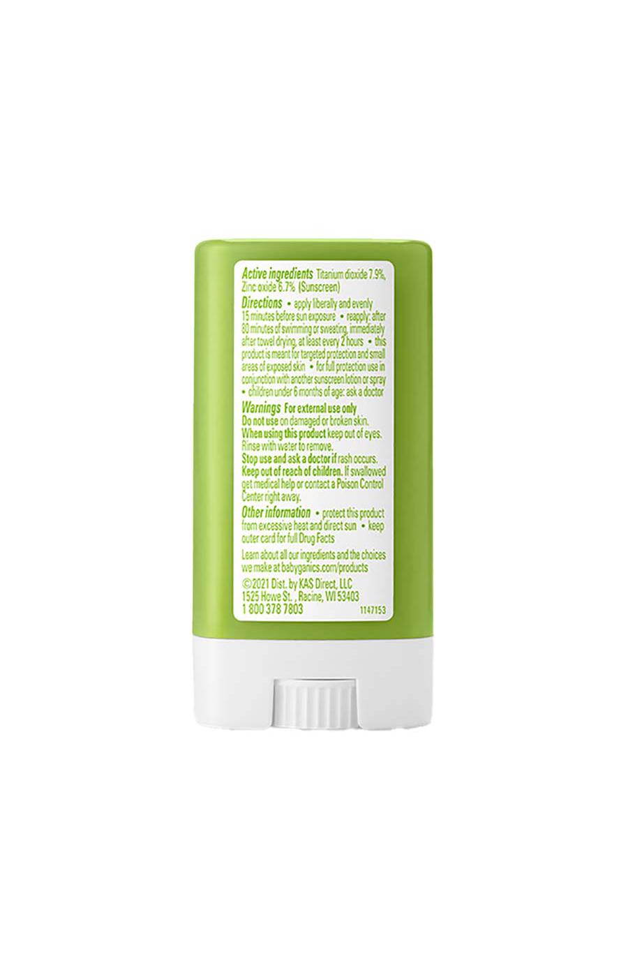 Babyganics Mineral Sunscreen Stick SPF50; image 4 of 5