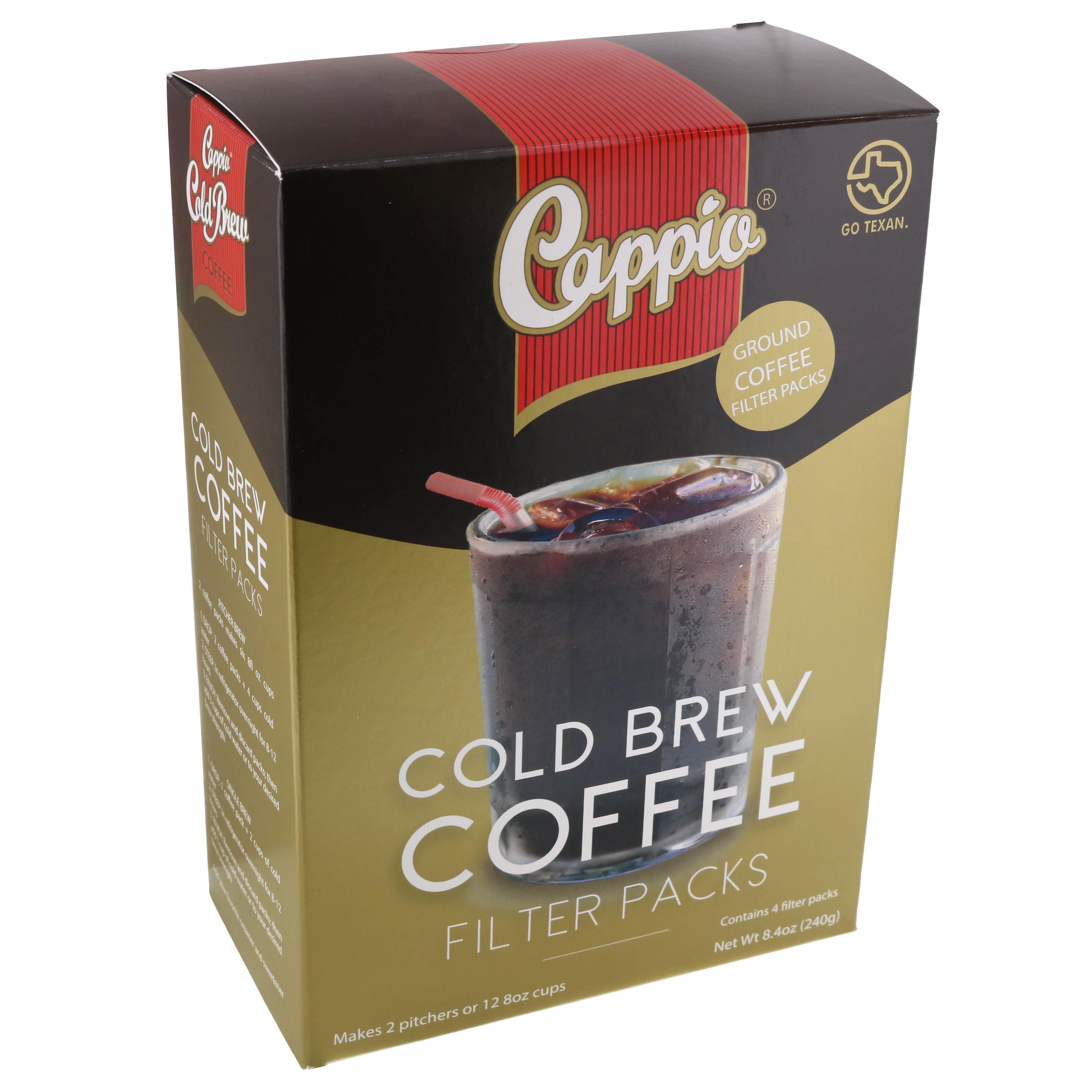 Cappio Cold Brew Coffee Filter Packs - Shop Coffee at H-E-B