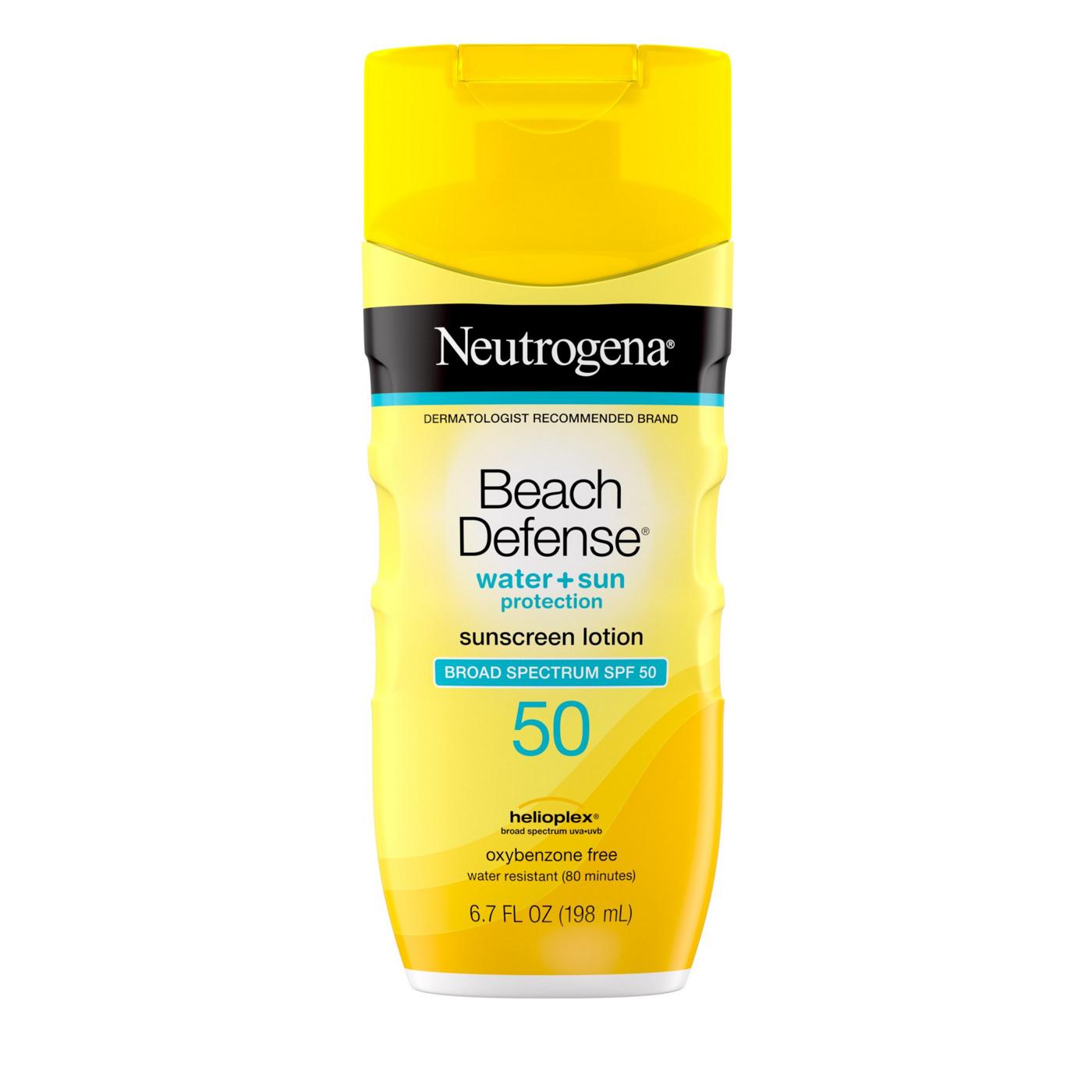 Neutrogena Beach Defense Sunscreen Lotion - SPF 50; image 1 of 8