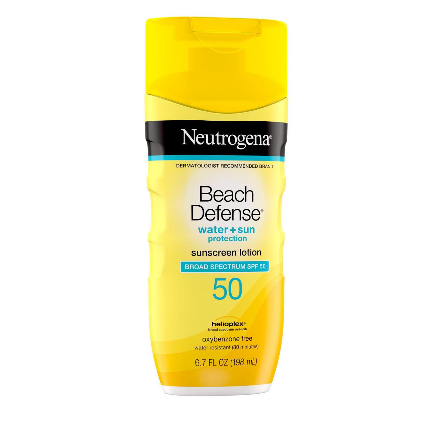 Neutrogena Beach Defense Sunscreen Lotion - SPF 50; image 2 of 8