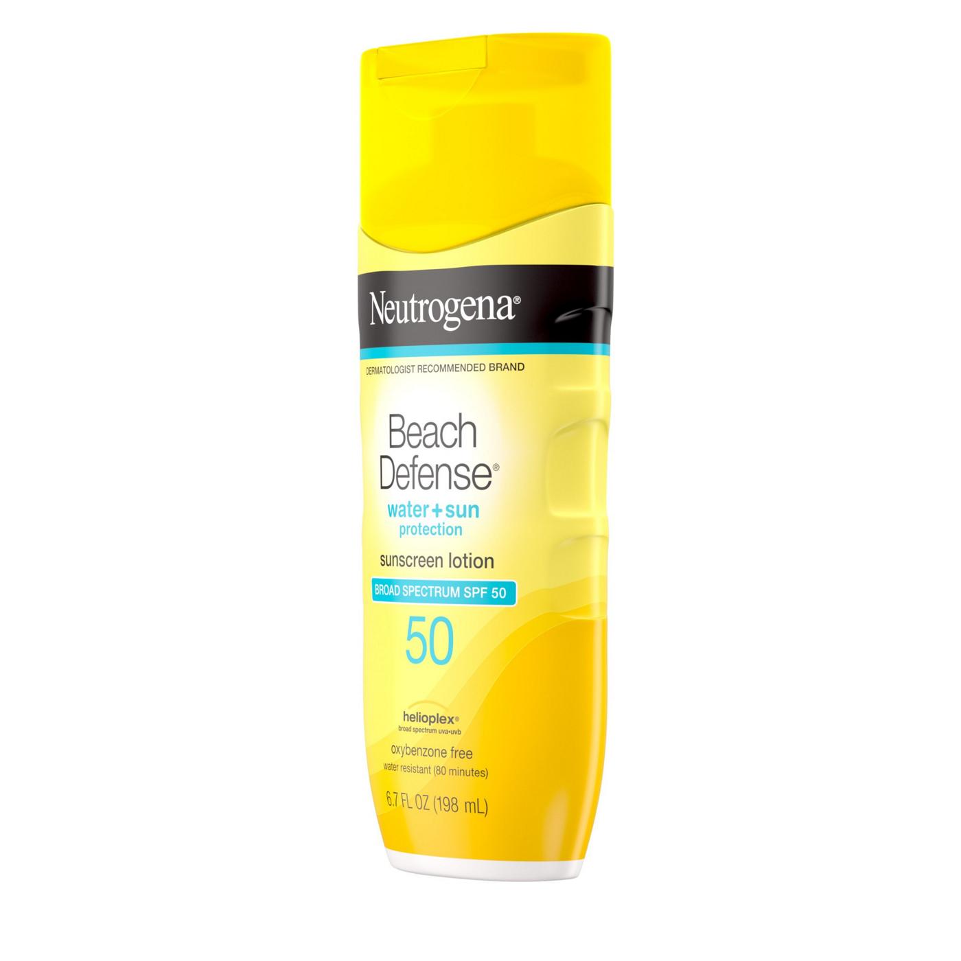 Neutrogena Beach Defense Sunscreen Lotion - SPF 50; image 7 of 8