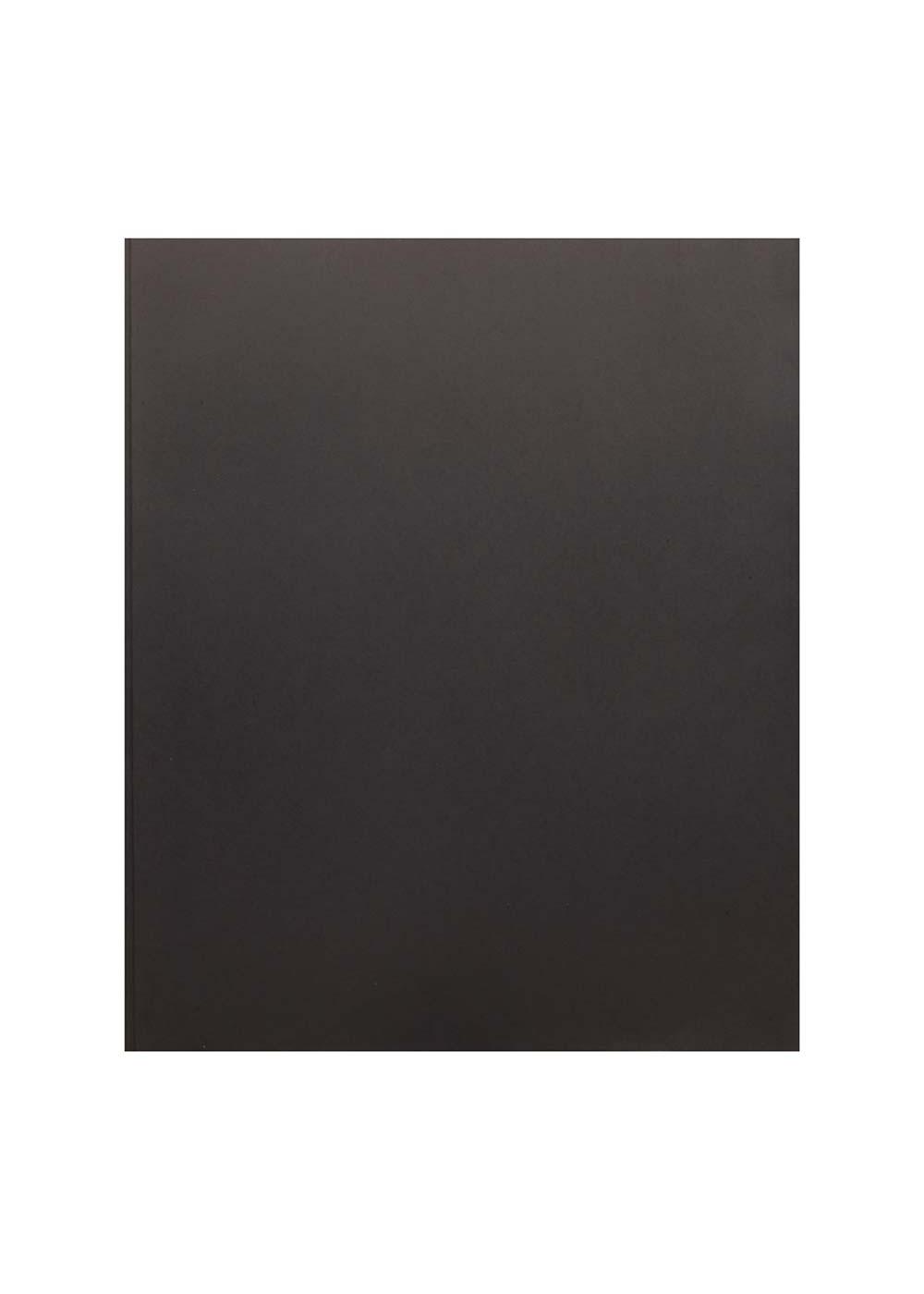 H-E-B Paper Pocket Folder with Prongs - Black; image 1 of 2