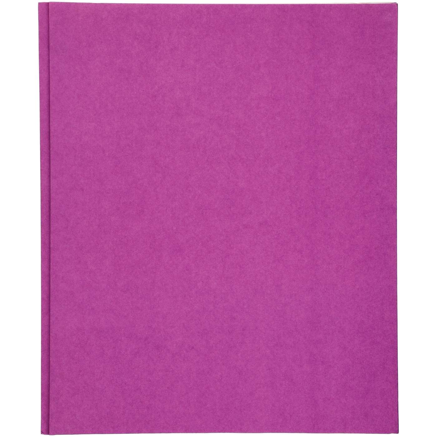 H-E-B Paper Pocket Folder with Prongs - Purple; image 1 of 2