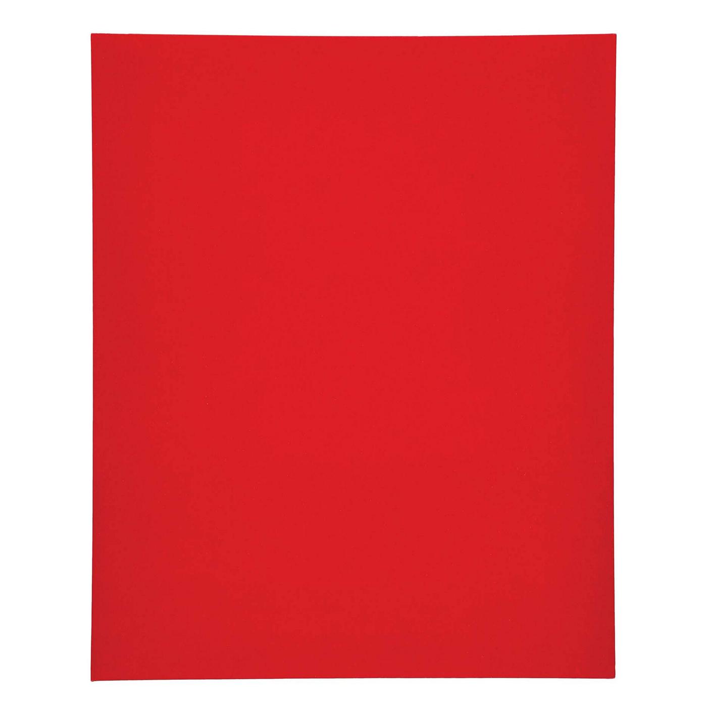 H-E-B Paper Pocket Folder - Red; image 1 of 2