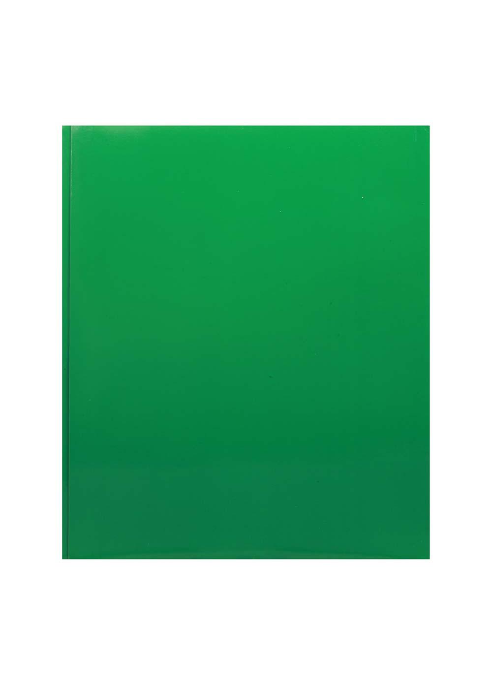 H-E-B Pocket Laminated Folder with Prongs - Green; image 1 of 2