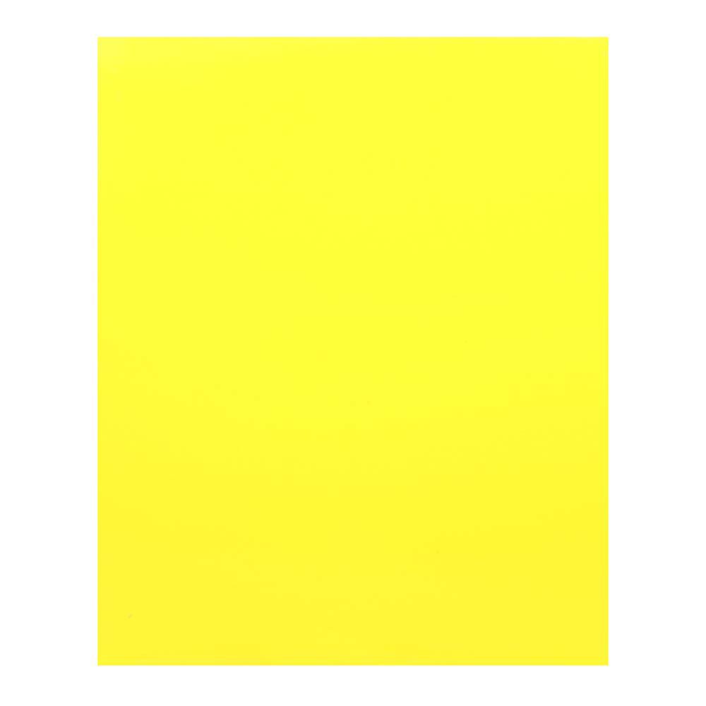 HEB Yellow Laminated Portfolio with Prongs Shop Folders at HEB