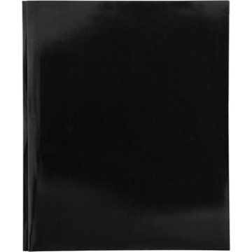H-E-B Laminated Pocket Folder with Prongs - Black