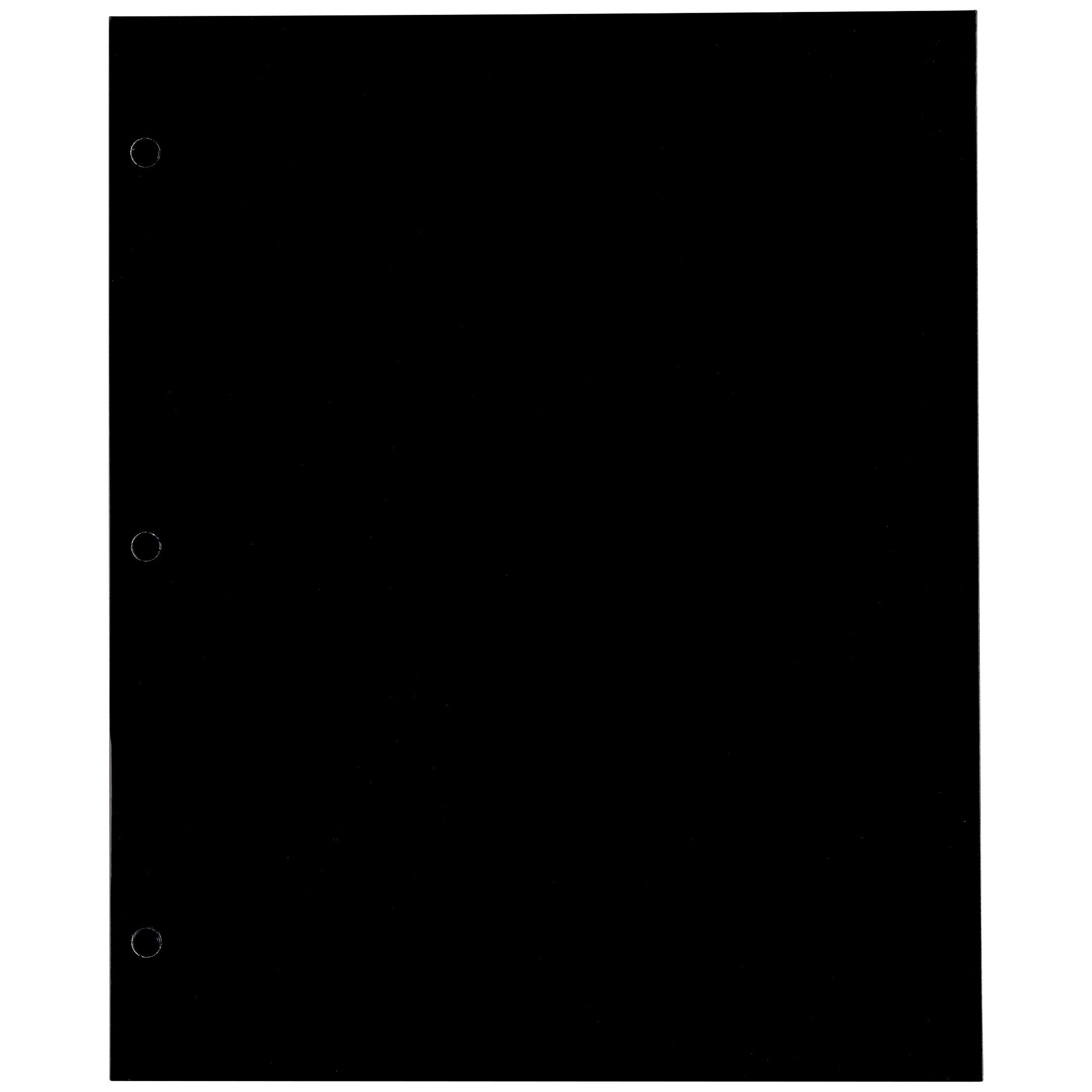 H-E-B Laminated Pocket Folder - Black - Shop Folders at H-E-B