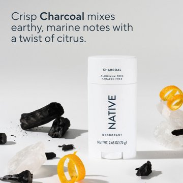 Native Deodorant - Charcoal Scent, 2.65 oz
